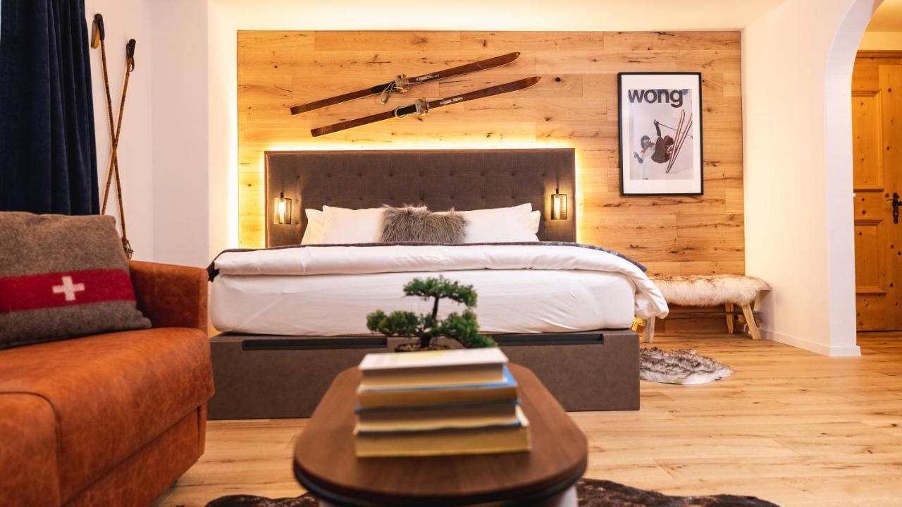 Wunderstay Alpine 16 Chic Studio Central Location Klosters-Serneus Extérieur photo